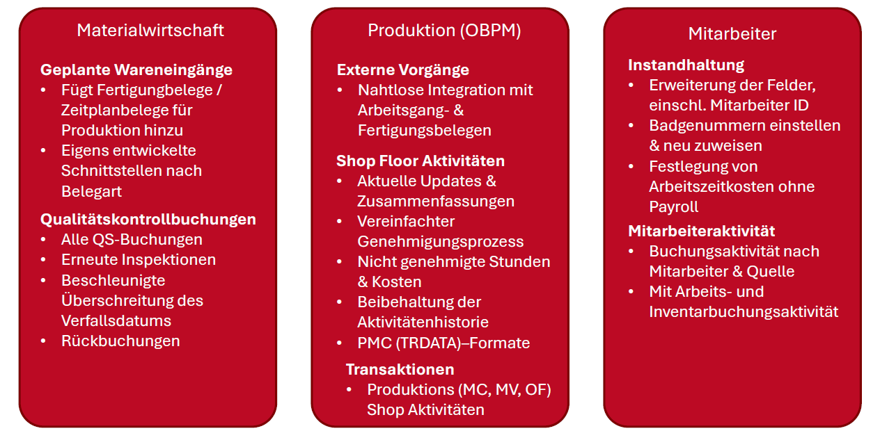 Infor XA Release 10 Core Verbesserungen