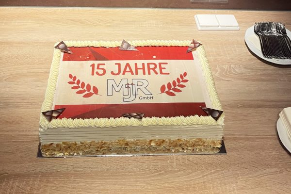 Torte MJR 15 Jahre