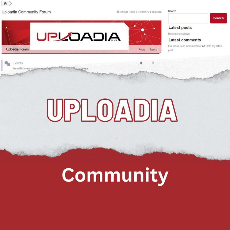 uploadia MJR community