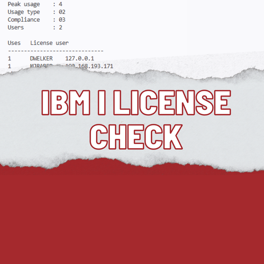 mjr ibmi license