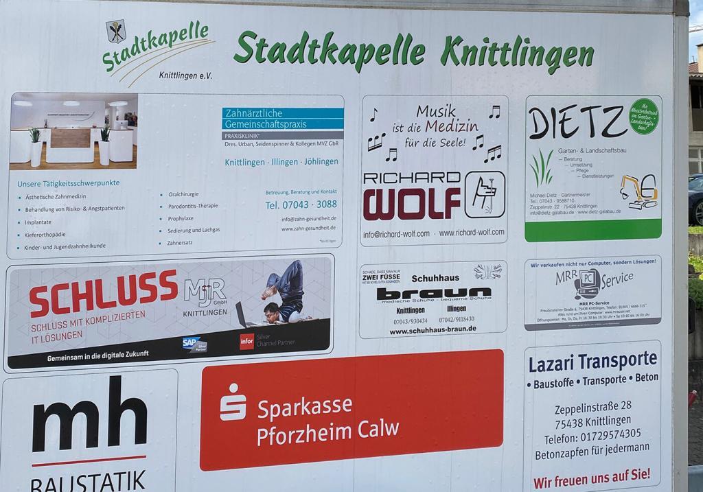stadtkapelle knittlingen anhaenger neu